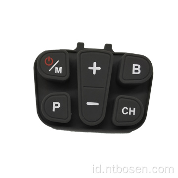 Sakelar Mesin Listrik Kontrol Keypad Tombol Silikon Kustom